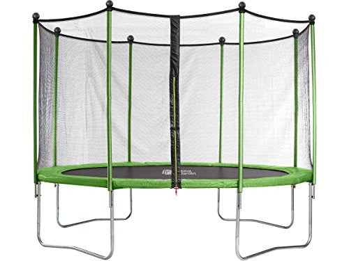 Trampolino Habitat et Jardin Ø3.65 m con Rete di Protezione, Scala e Telone