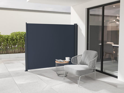 Paravento Esterno 300x160 cm Grigio Retrattile Impermeabile Habitat et Jardin