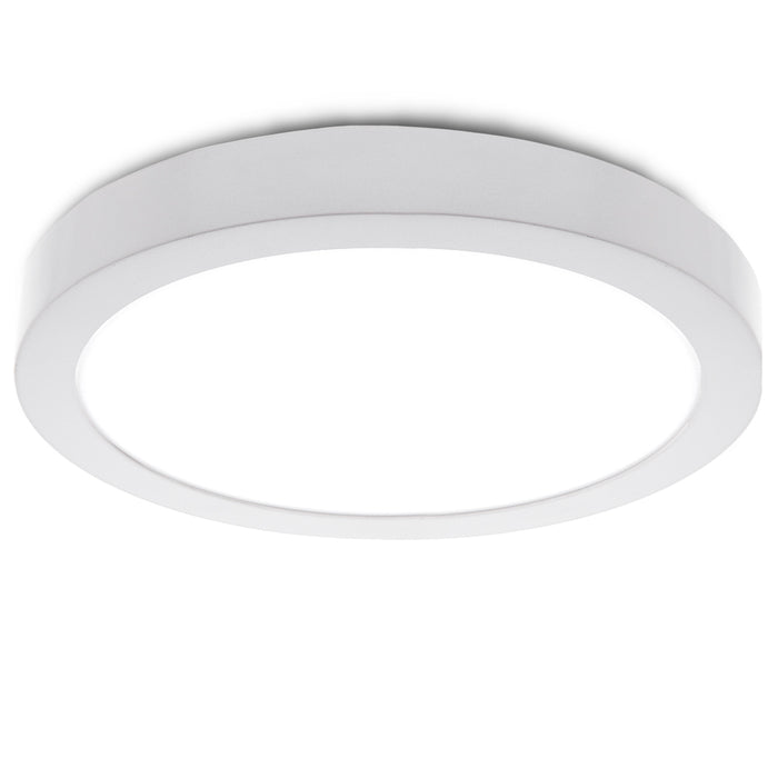 Plafoniera LED soffitto lampada parete muro 25W resa 250W luce interni ripostiglio bagno 230V TONDO LUCE NATURALE 4000K