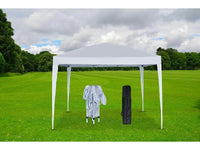 Gazebo Pieghevole 3x4m Bianco Impermeabile Habitat et Jardin