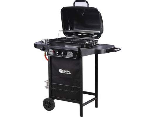 Habitat et Jardin Barbecue a Gas 3+1 Bruciatori 9,38 kW Nero