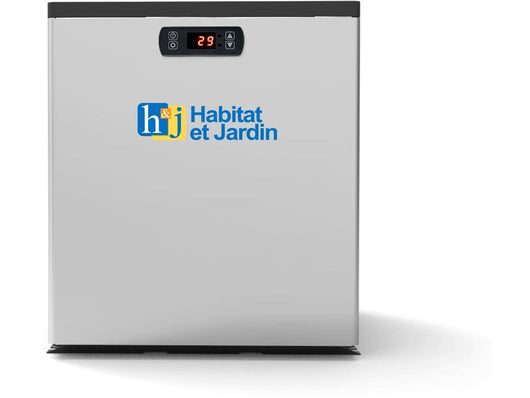 Habitat et Jardin Mini Pompa di Calore 3,5 Kw per Piscine fino a 20 m³ Nero e Grigio