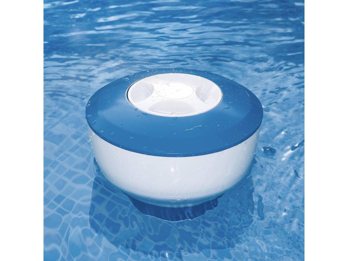 Habitat et Jardin Diffusore Cloro Flottante 5 Pastiglie 20cm per Piscine 50m³