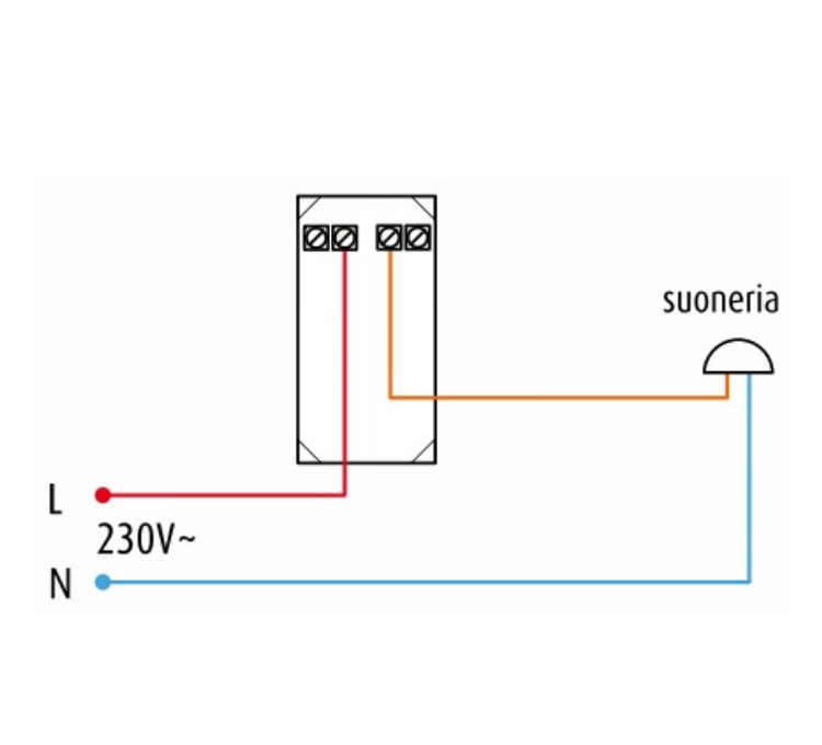 Pulsante serie civile faeg 10 ampere bianco