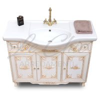 Arredo bagno RAFFAELLO avorio decapè 105 cm