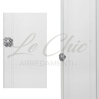 Pensile finitura bianco shabby chic a 3 ante