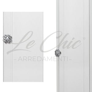 Pensile finitura bianco shabby chic a 3 ante