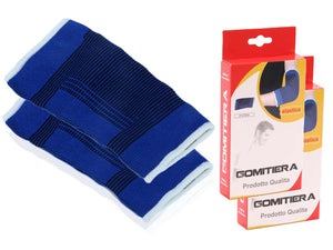 2 Gomitiere Elastiche Palestra Gomitiera Sportiva per Uomini e Donne Colore Blu