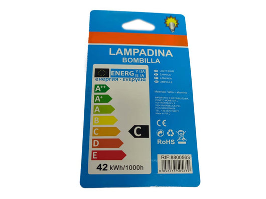 2 PZ Lampade Alogena Dimmerabile G9 42W 630 Lumen Bianco Caldo 2800K