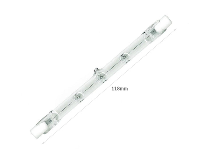 2 PZ Lampade Alogena Dimmerabile R7S 118mm 120W 2215 Lumen Bianco Caldo 2800K