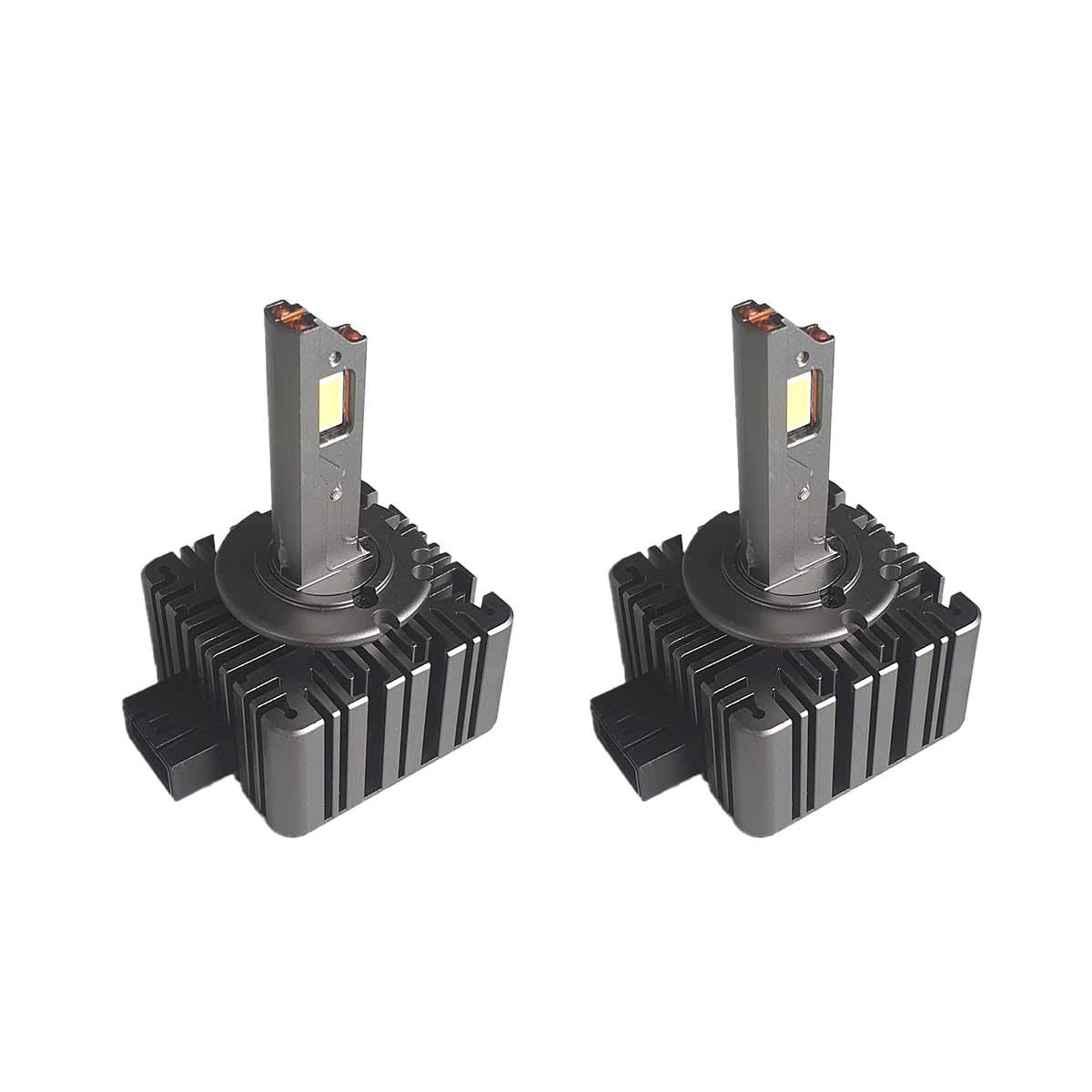 2 Pezzi Lampada Led D1S D1R 35W 12V 7000lm 6000K Plug Play Senza Modifica Piu Lumisoso Dello Xenon Originale