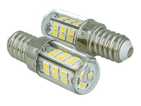 2 Pezzi Lampade Led E14 DC 12V 24V 4W Bianco Freddo 6000K 27 Smd 2835