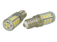 2 Pezzi Lampade Led E14 DC 12V 24V 4W Bianco Freddo 6000K 27 Smd 2835