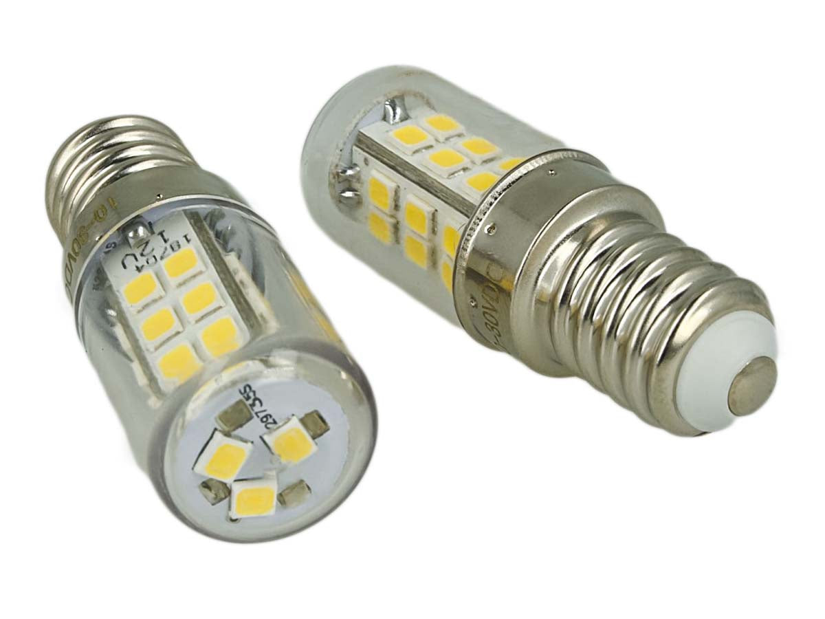 2 Pezzi Lampade Led E14 DC 12V 24V 4W Bianco Freddo 6000K 27 Smd 2835