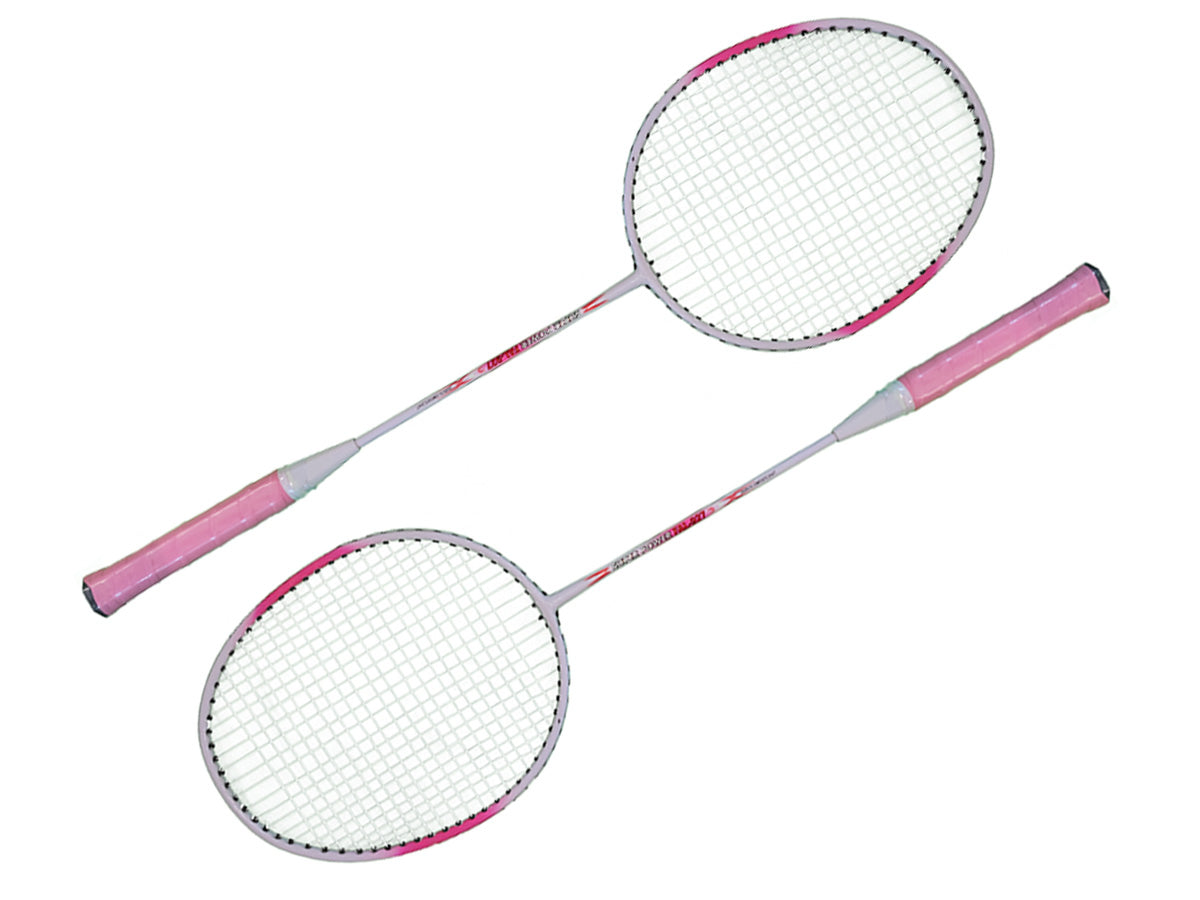 2 Pezzi Racchette Badminton Pezzo Unico Senza Saldatura Colore Assortito