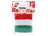 2 Polsiera Tricolori Fascia da Polso Elastica Per Sport Palestra Lavoro