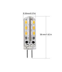 2 Lampadine 2.5w Led 32 Smd Attacco G4 A Spillo Luce Bianca Fredda Calda 220v  -bianco Caldo      -