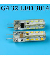 2 Lampadine 2.5w Led 32 Smd Attacco G4 A Spillo Luce Bianca Fredda Calda 220v  -bianco Freddo      -