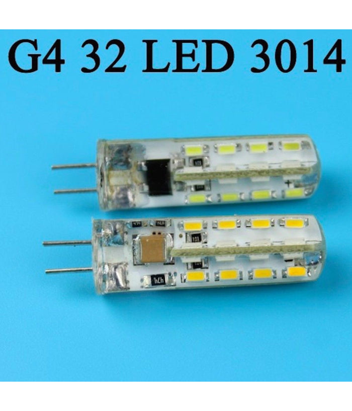 2 Lampadine 2.5w Led 32 Smd Attacco G4 A Spillo Luce Bianca Fredda Calda 220v         