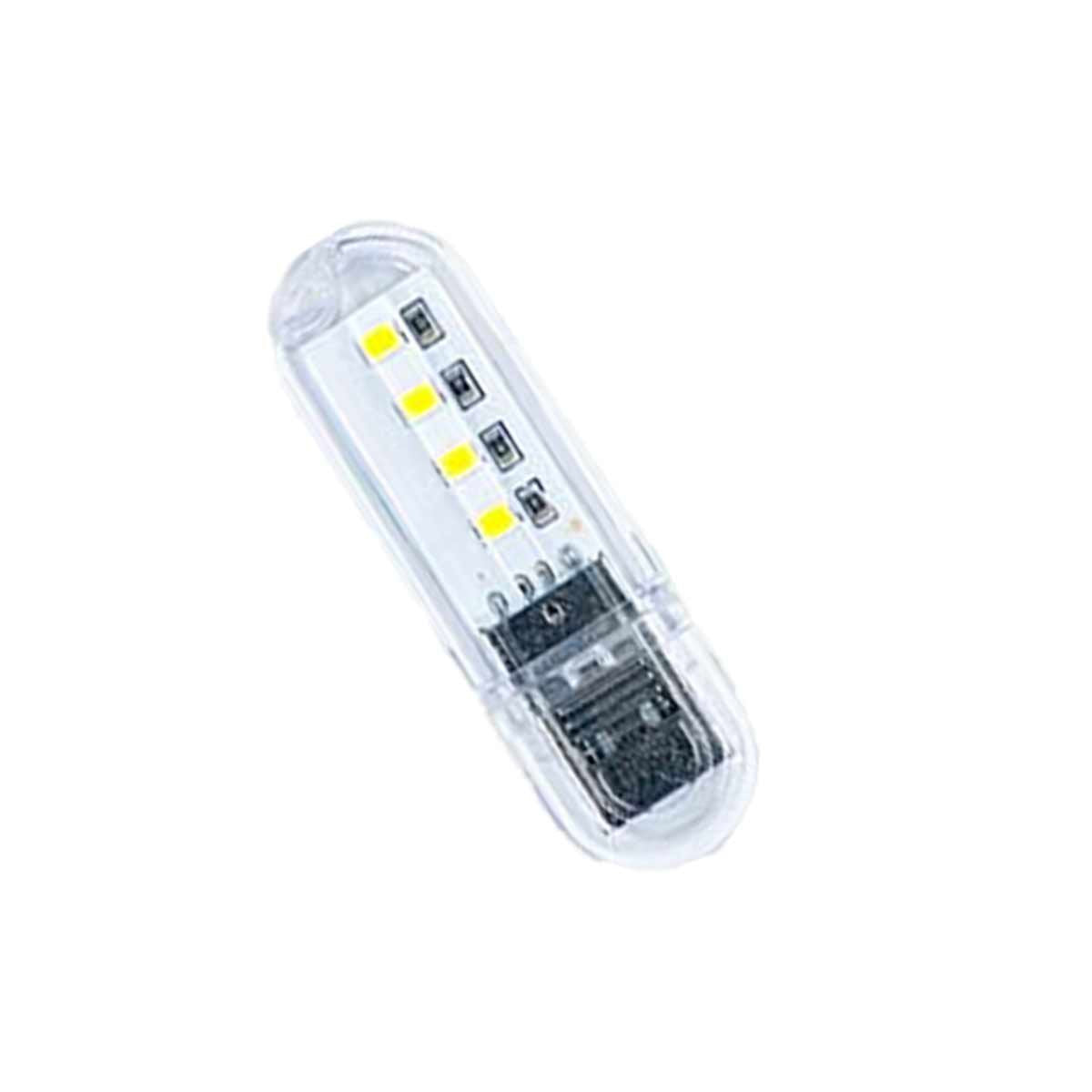 2 pcs Lampada Notturna Decorativa USB a LED Portatile 0.8W 59LM Luce Calda 3000K