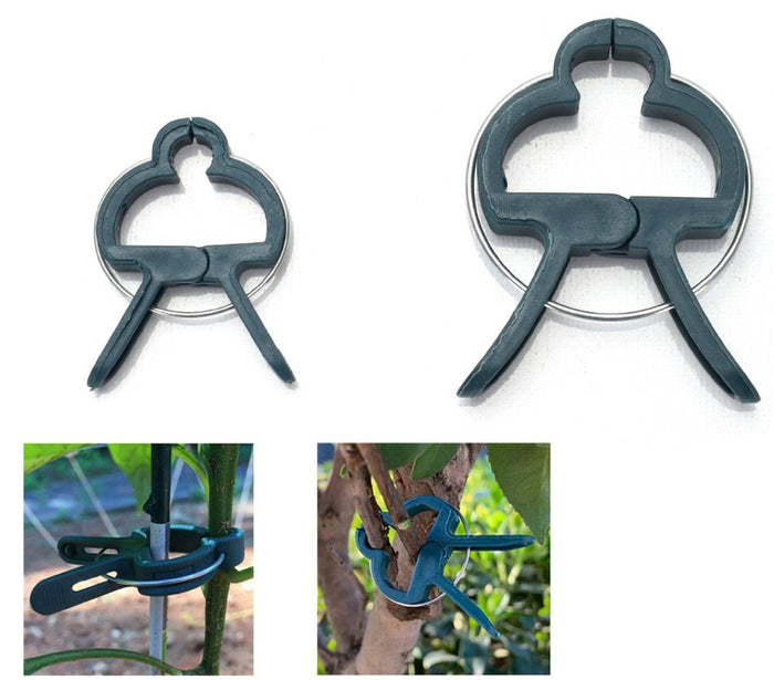 20 Pezzi Clips per Piante Sostegno per Piante Rampicanti Pinze a Morsetti Per Giardino 42mm + 62mm