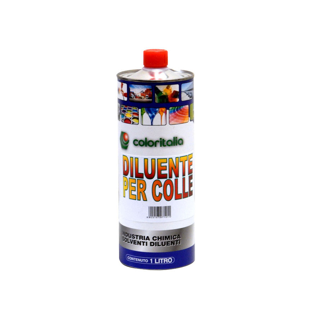 Diluente Per Colle 712 1 Lt Solvente Specifico Per La Diluizione Di Colle E Residui Delle Stesse Da 1 Lt-Coloritalia