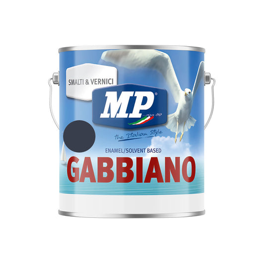 Gabbiano Grigio Scuro 375Ml-Smalto Sintetico Lucido Anticorrosivo Di Finitura Ideale Per Legno E Ferro-Colorificio Mp