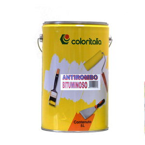 Antirombo 907 Insonorizzante E Sigillante Per Parti Metalliche E Condotte D'Aria 0,75 Lt-Coloritalia