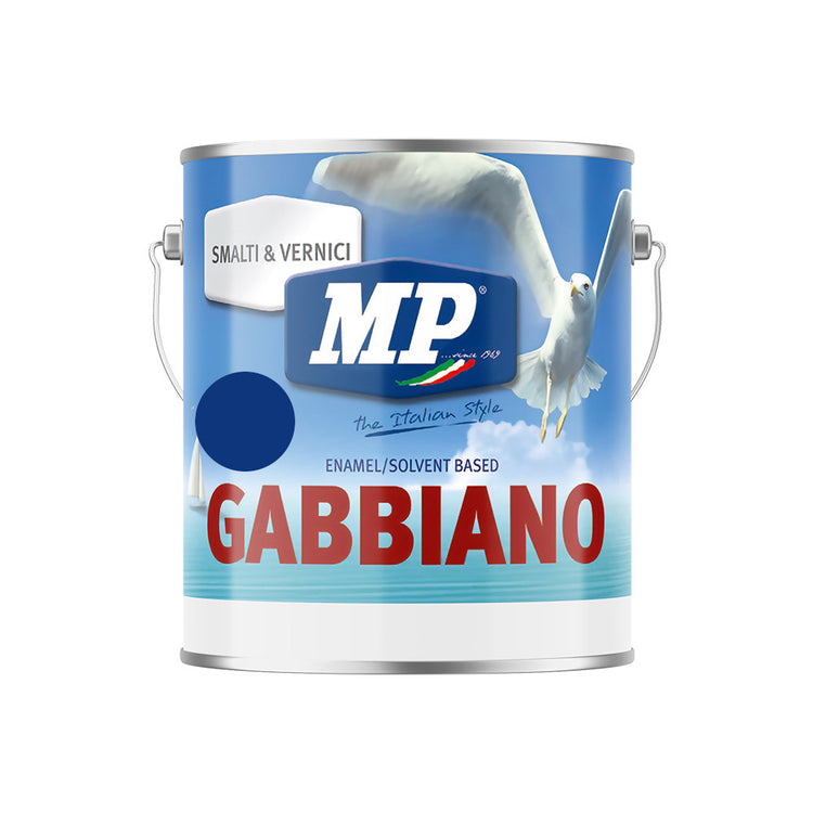 Gabbiano Blu Cobalto 2,5Lt-Smalto Sintetico Lucido Anticorrosivo Di Finitura Ideale Per Legno E Ferro-Colorificio Mp