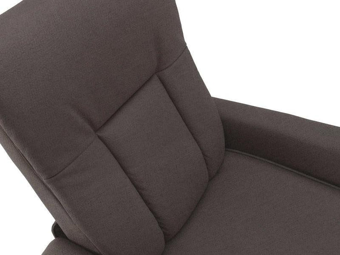 Poltrona Relax Reclinabile Manuale in Microfibra Grigio Scuro