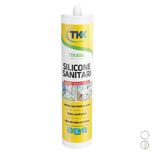 SILICONE ACETICO ANTIMUFFA PER SANITARI DIANHYDRO 280 ml - Trasparente TKK