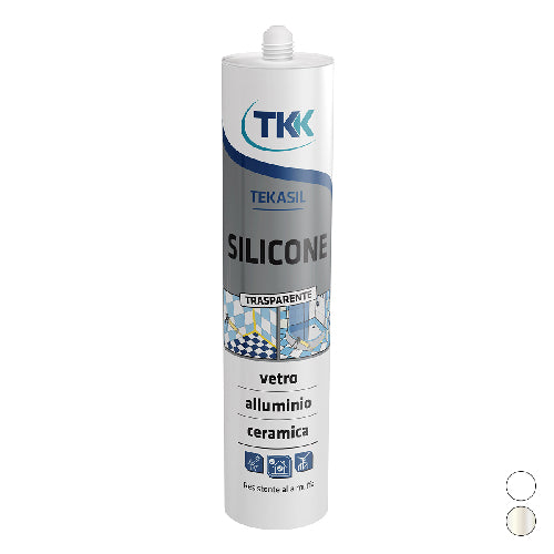 SILICONE ACETICO UNIVERSALE DIANHYDRO 280 ml - Bianco TKK