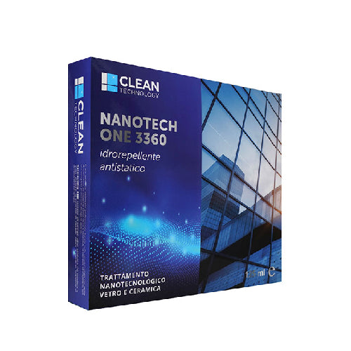 KIT TRATTAMENTO NANOTECH ONE 3360 PER VETRO E CERAMICA 125 ml CLEAN