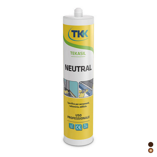 Silicone tekasil neutral edilizia  310 ml - Marrone 8007TKK