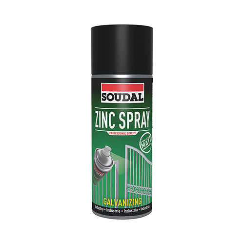 SPRAY ALLO ZINCO GRIGIO OPACO 400 ml SOUDAL