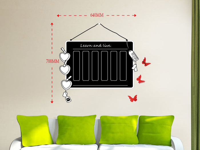 Sticker da Muro Scrivibile Hanger 64x70 cm Plastica