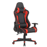 Sedia da Gaming Ergonomica 83X65X32 cm con Casse e Connessione Bluetooth Nera e Rossa