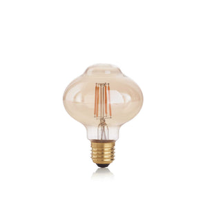 10 Lampadine Led Bolla E27 4 Watt 2200 K 380 Lm Vintage Ambra