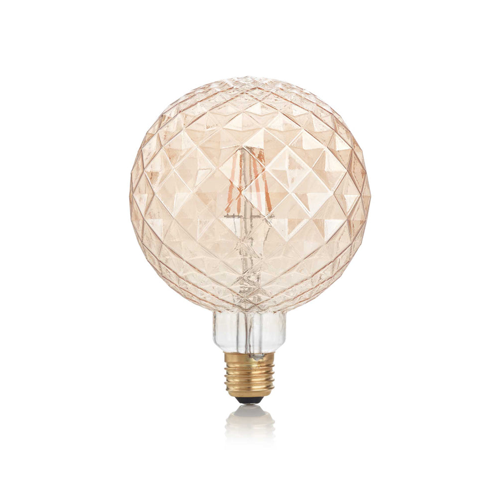 10 Lampadine Led Pearl E27 4 Watt 2200 K 380 Lm Vintage Ambra