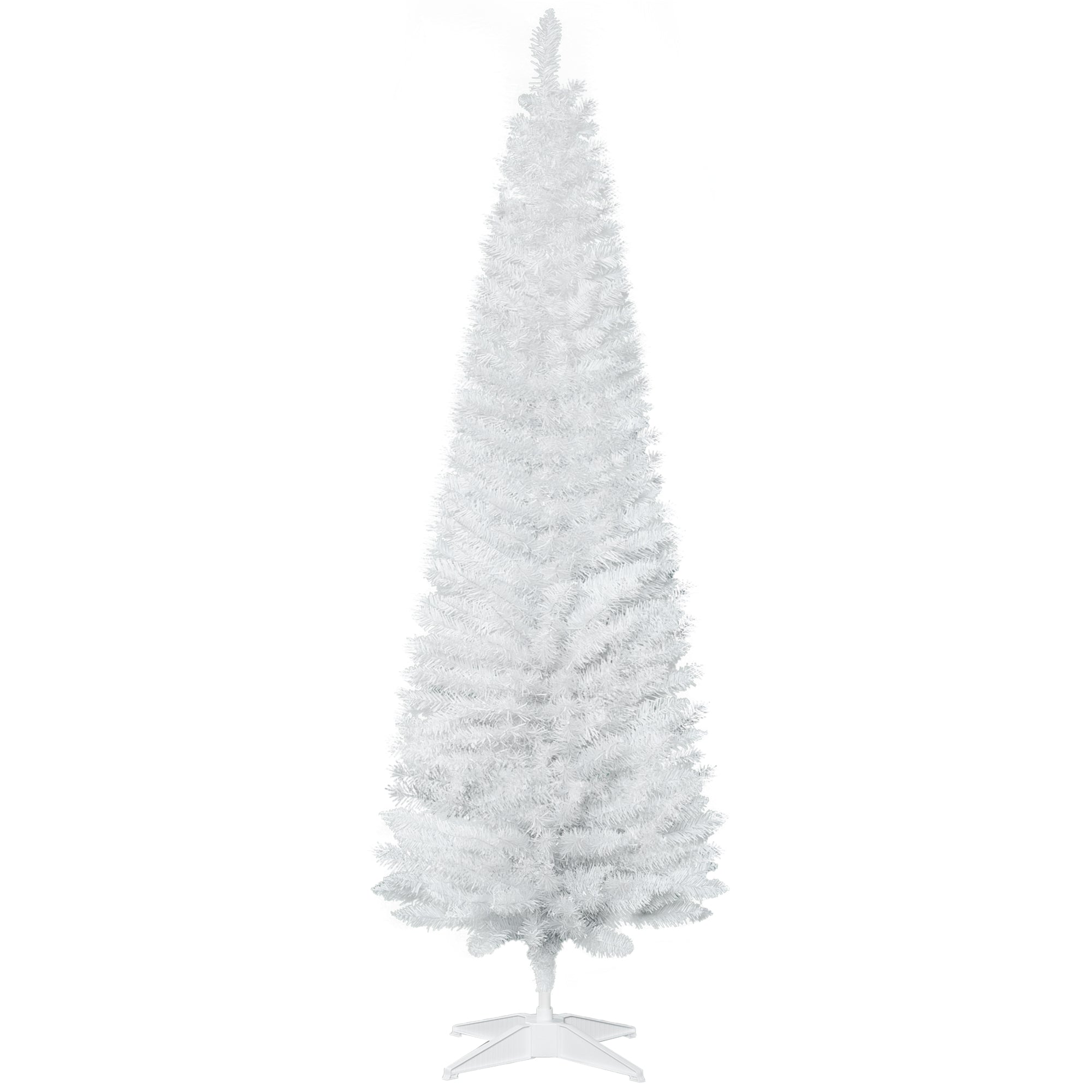 Albero di Natale Artificiale 180 cm 390 Rami Bianco