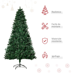 Albero di Natale Artificiale 210 cm 1046 Rami Verde