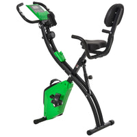 Cyclette Magnetica Pieghevole con Display LCD Verde