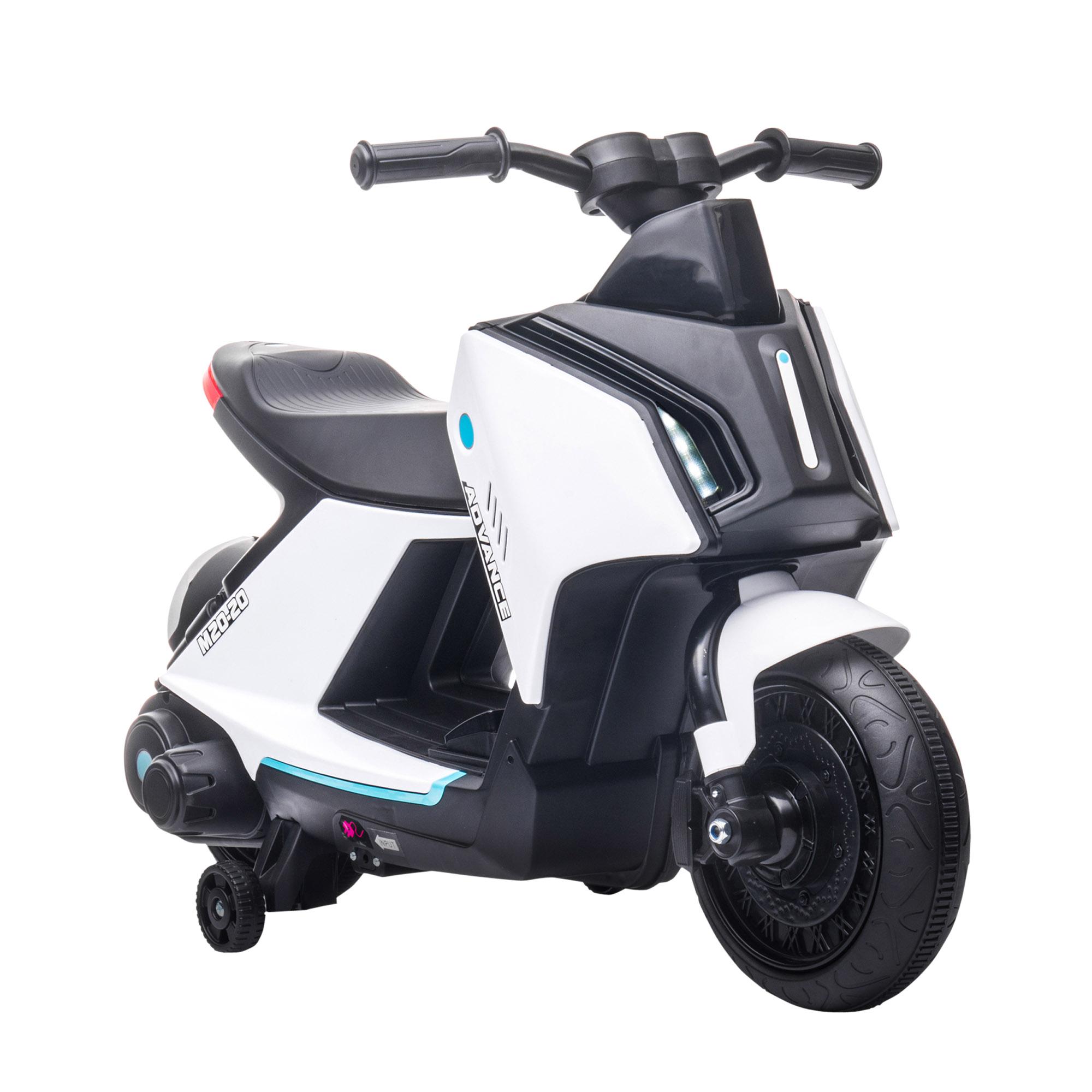 Scooter Elettrico per Bambini 6V Bianco