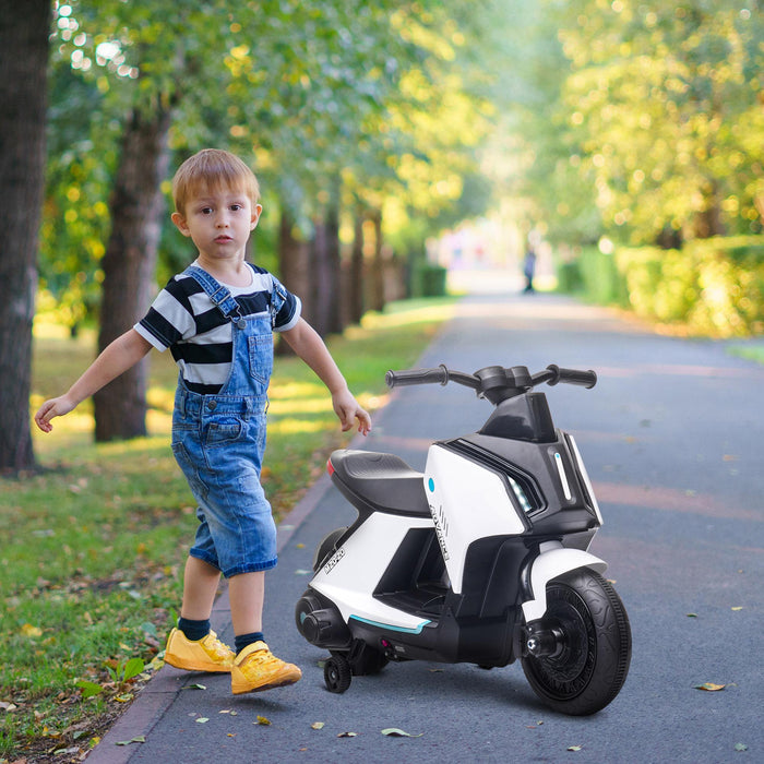 Scooter Elettrico per Bambini 6V Bianco