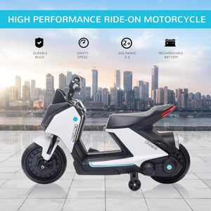 Scooter Elettrico per Bambini 6V Bianco