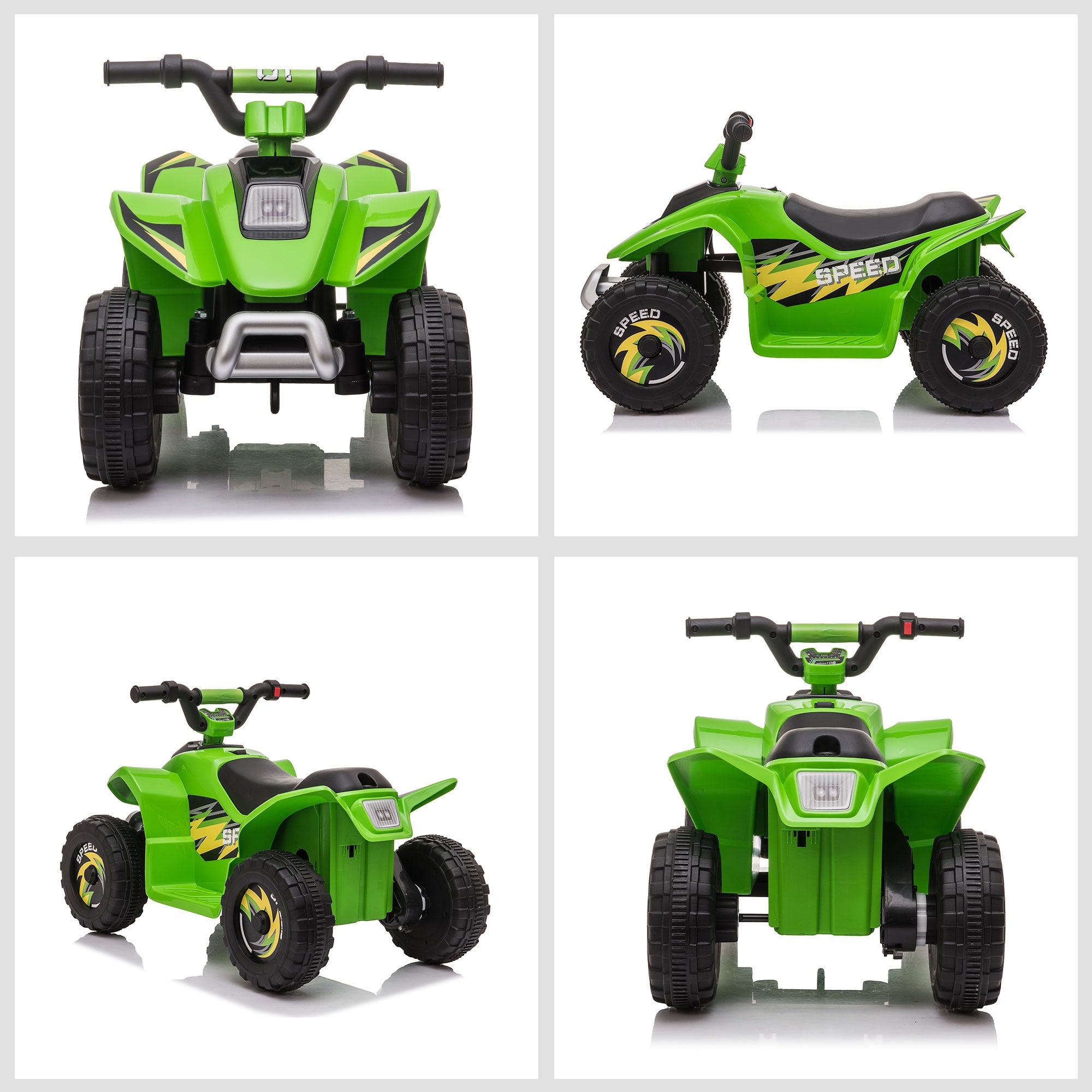 Mini Quad Elettrico per Bambini 6V Verde