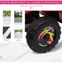 Mini Quad Elettrico per Bambini 6V Rosa