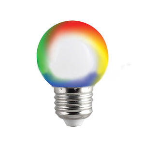 Lampadina led E27 mini rgb multicolore cromoterapia 230V giochi luce decorativa