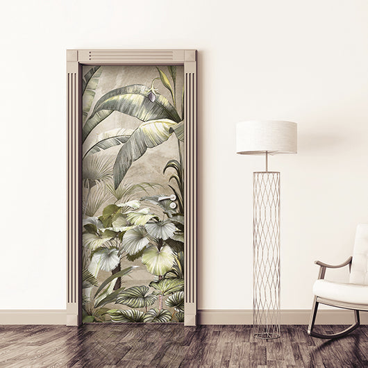 Decorazione per Porta Autoadesiva Facile da Applicare 210x83 cm Door Cover Sogno Tropicale