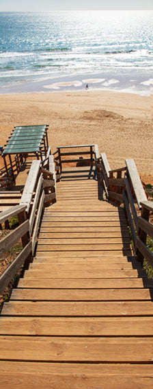 Decorazione per Porta Autoadesiva Facile da Applicare 210x83 cm Door Cover Wooden Stairs